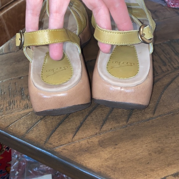 Dansko Women's Leather Strappy Sandal Wedge- 41 - Picture 3 of 7